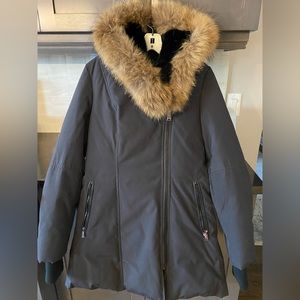 Sicily clothing winter coat with real fur trim